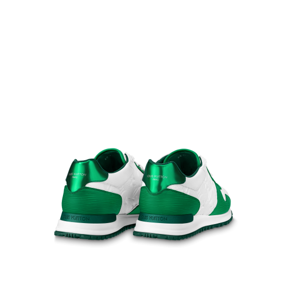 Men's Louis Vuitton Run 55 Away Sneaker Green on Outlet